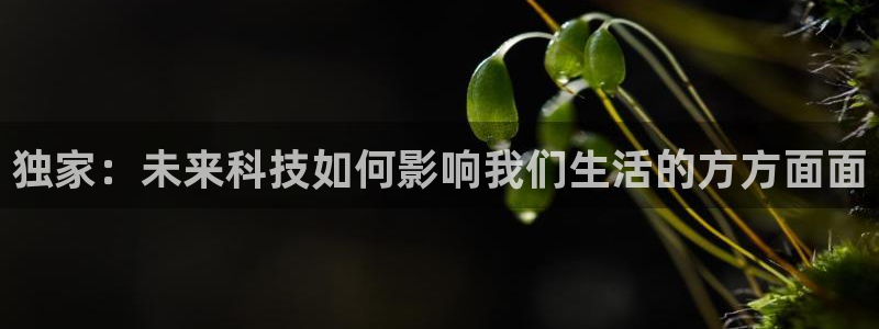 独家：未来科技如何影响我们生活的方方面面