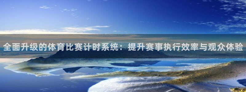 全面升级的体育比赛计时系统：提升赛事执行效率与观众体验